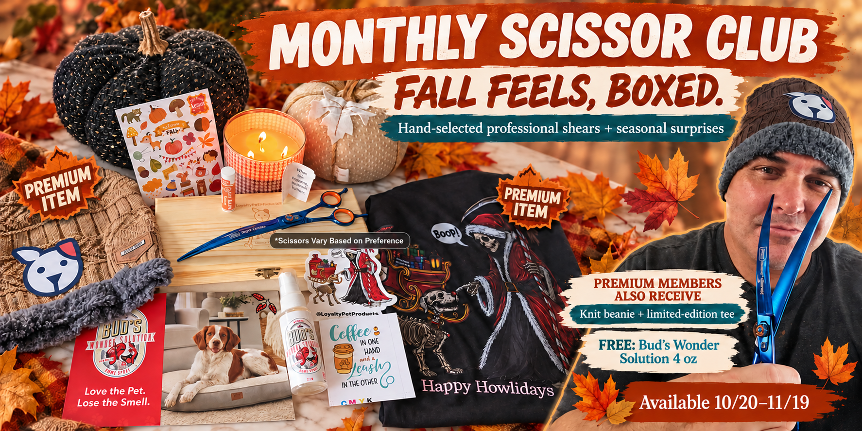 Monthly Scissor Club Fall Feels Box