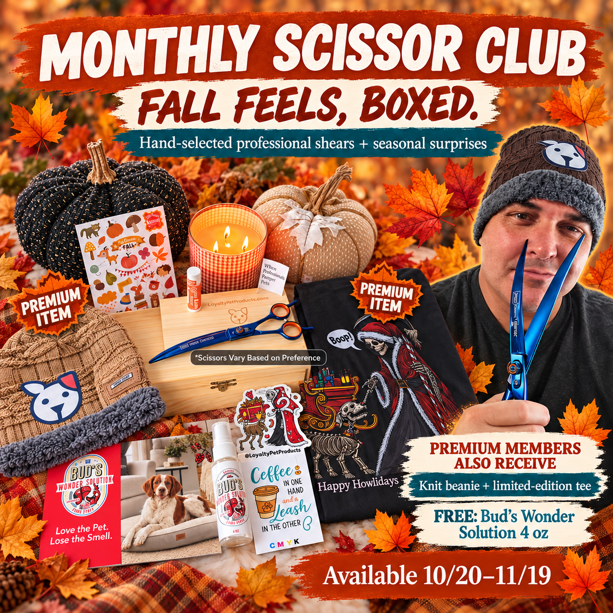 Monthly Scissor Club Fall Feels box