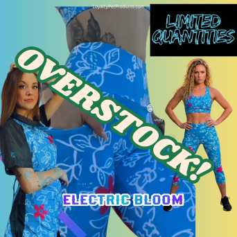 Overstock "ELECTRIC BLOOM" Limited Edition Apparel