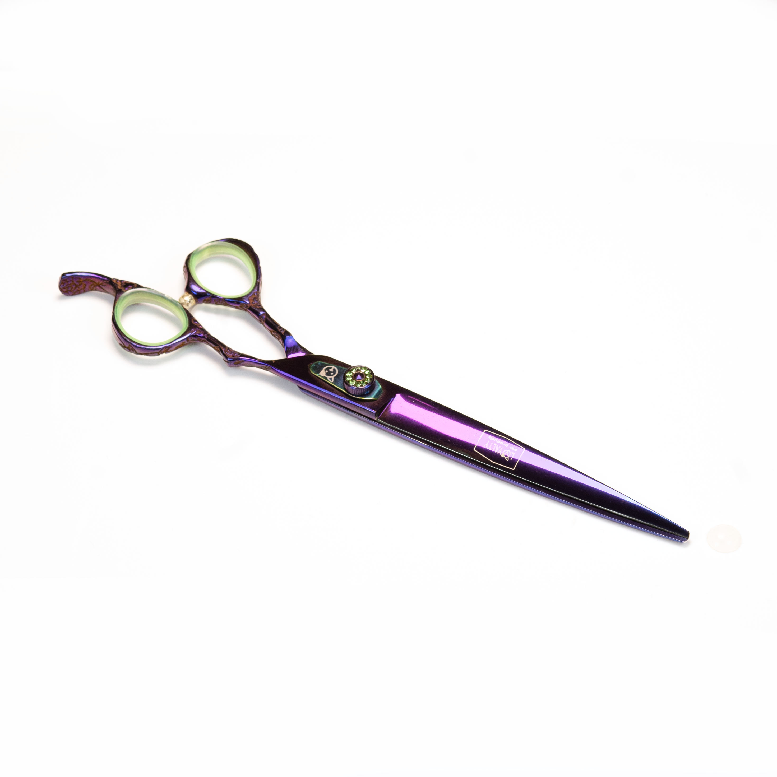 Poison Ivy Purple Dog Grooming Shears - Elegant Collection
