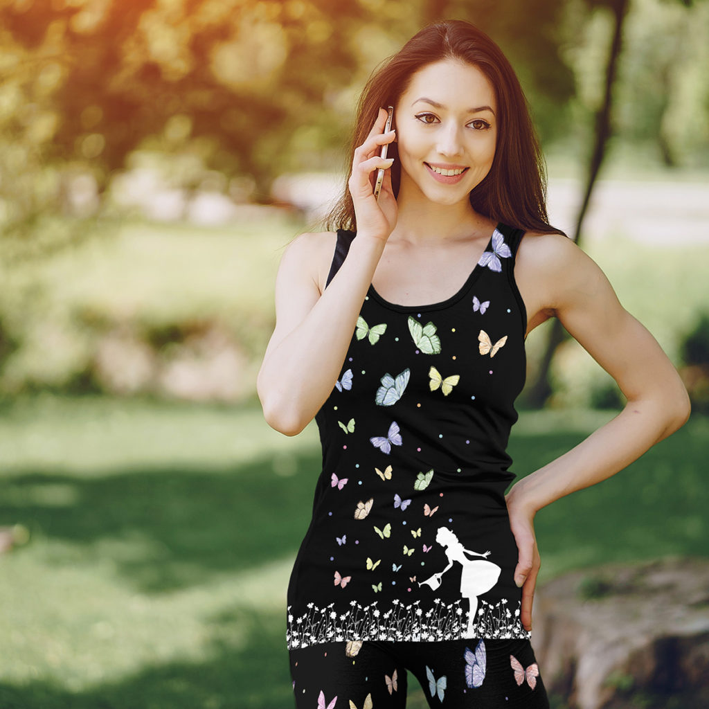 "Blooming Butterfly” Tank Top Loyalty Pet Products