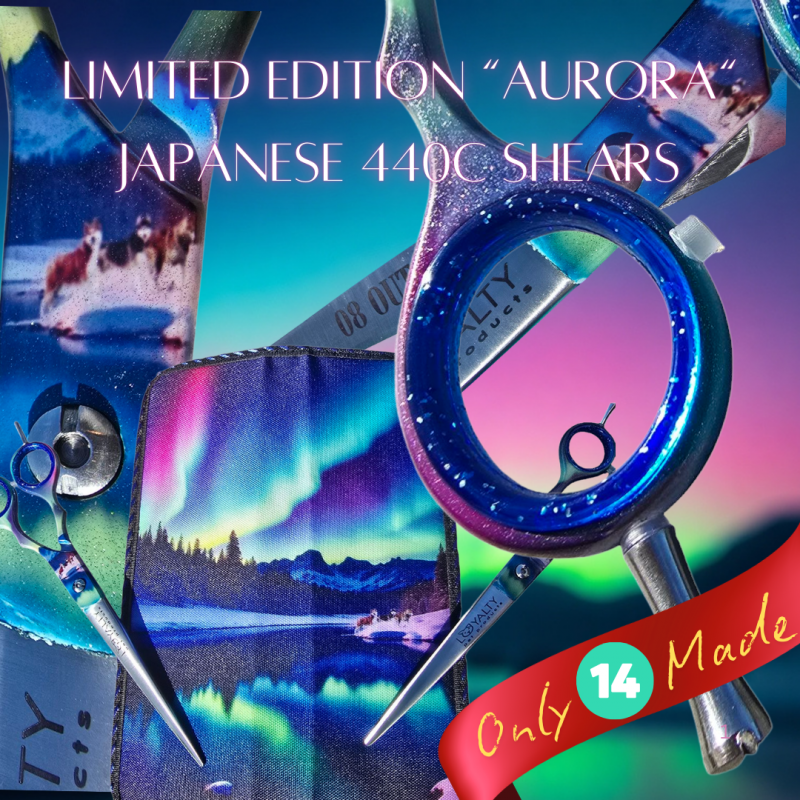 Limited Edition “AURORA“ Japanese 440C Shears