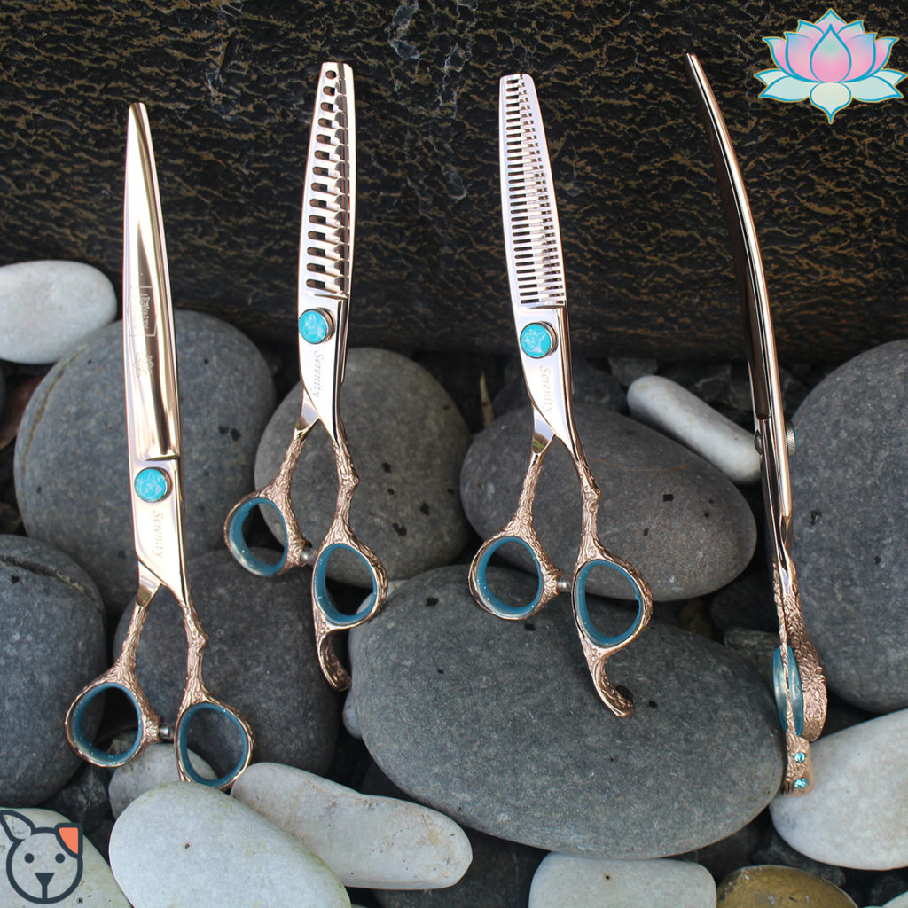 Serenity 440C Japanese Steel Dog Grooming Shears Elegant Collection